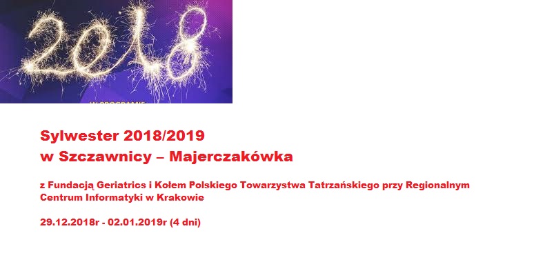 Sylwester 2018/2019  w Szczawnicy –  Majerczakówka